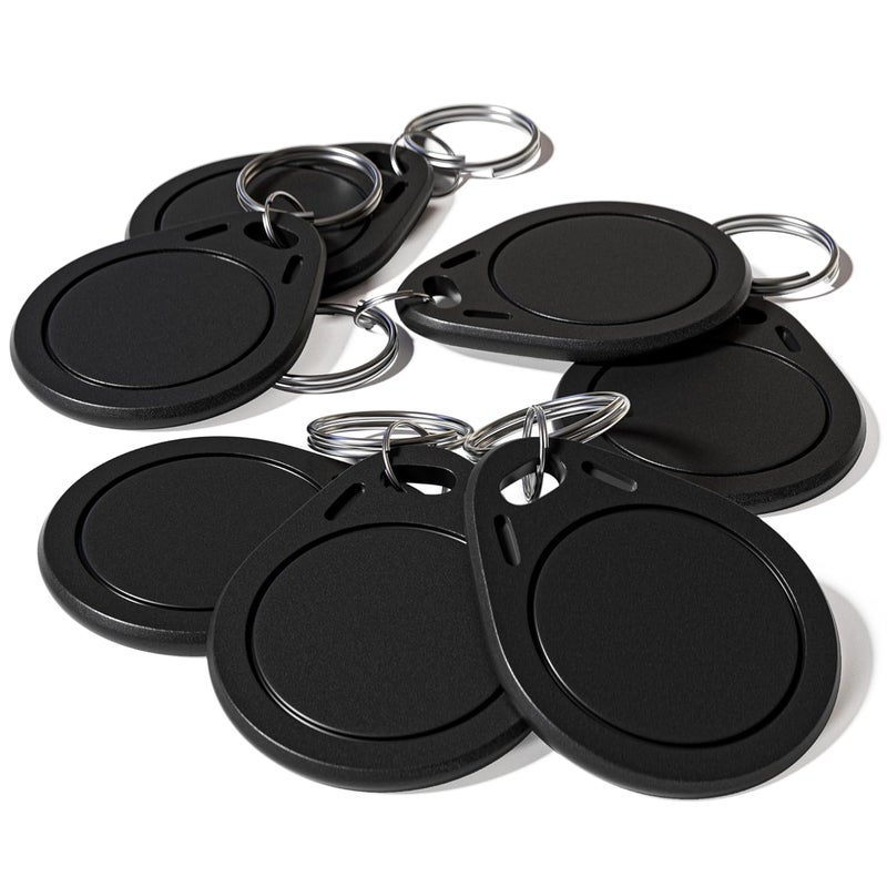 BABIQT 30 قطعة من بطاقات RFID MIFARE Classic 1K مفاتيح فوب NFC بطاقات مفاتيح F08 ISO14443A 13.56 ميجاهرتز سوداء M1 بطاقة دخول للتحكم في الوصول - Image 1